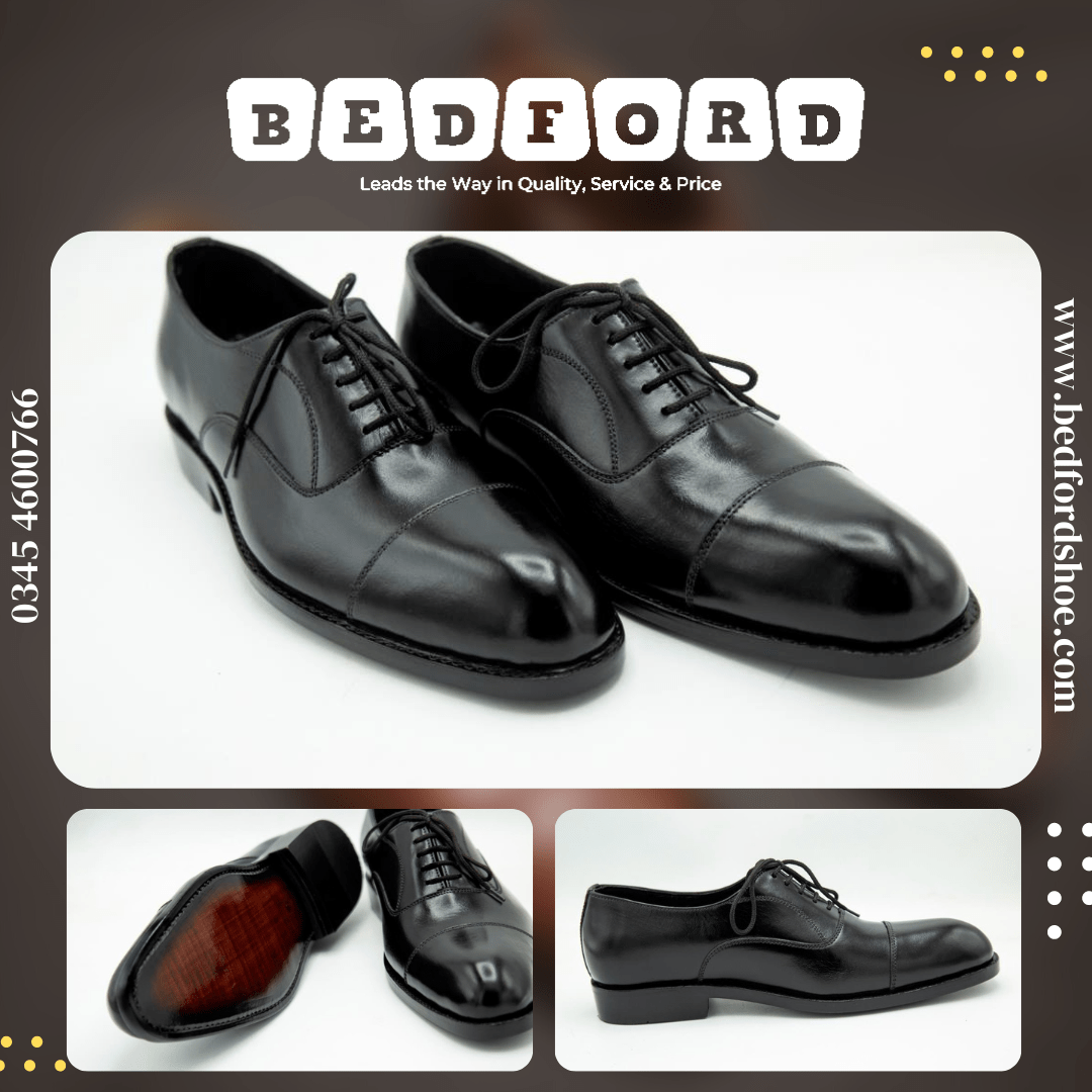 Black leather Shoes
