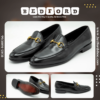 Black leather Shoes
